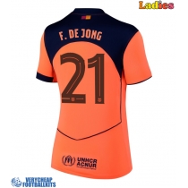 Barcelona Frenkie de Jong #21 Replica Third Shirt Ladies 2025-26 Short Sleeve